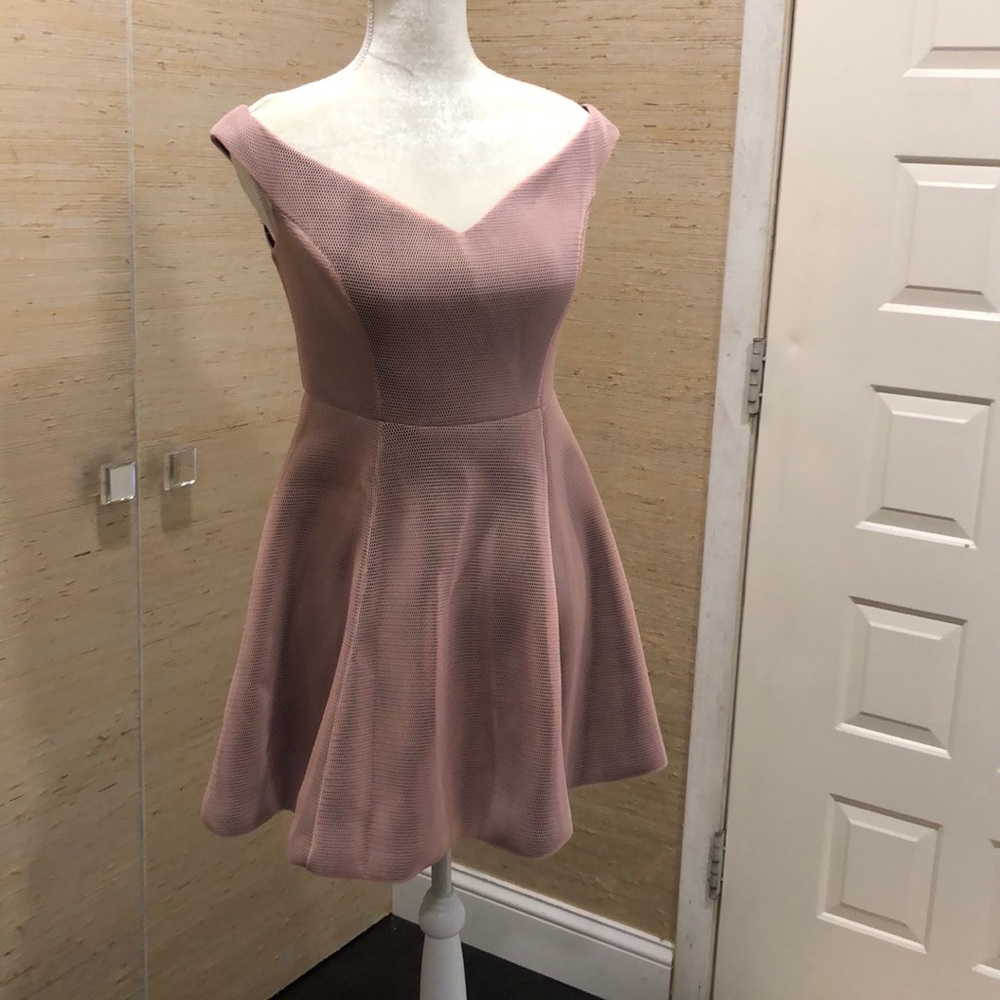 Blush Colored cocktail dress by mustard seed